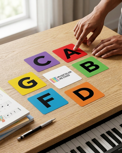 Musicolor Alphabet Cards - PHYSICAL CARD DECK