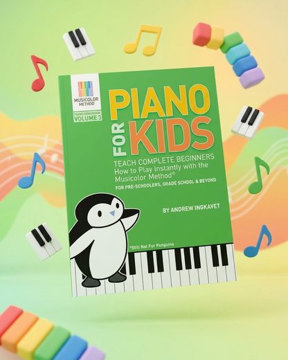 Piano For Kids Volume 3 - PHYSICAL BOOK