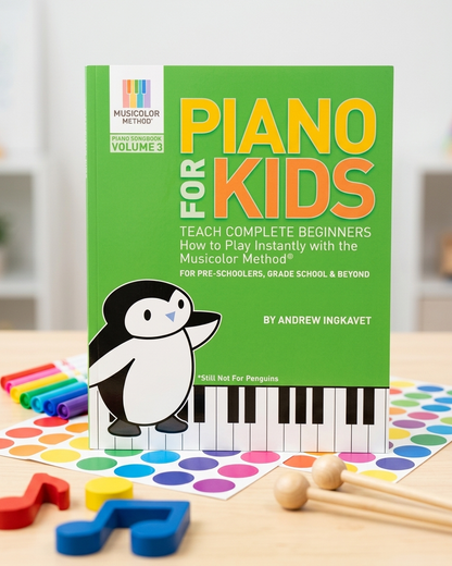 Piano For Kids Volume 3 - PHYSICAL BOOK