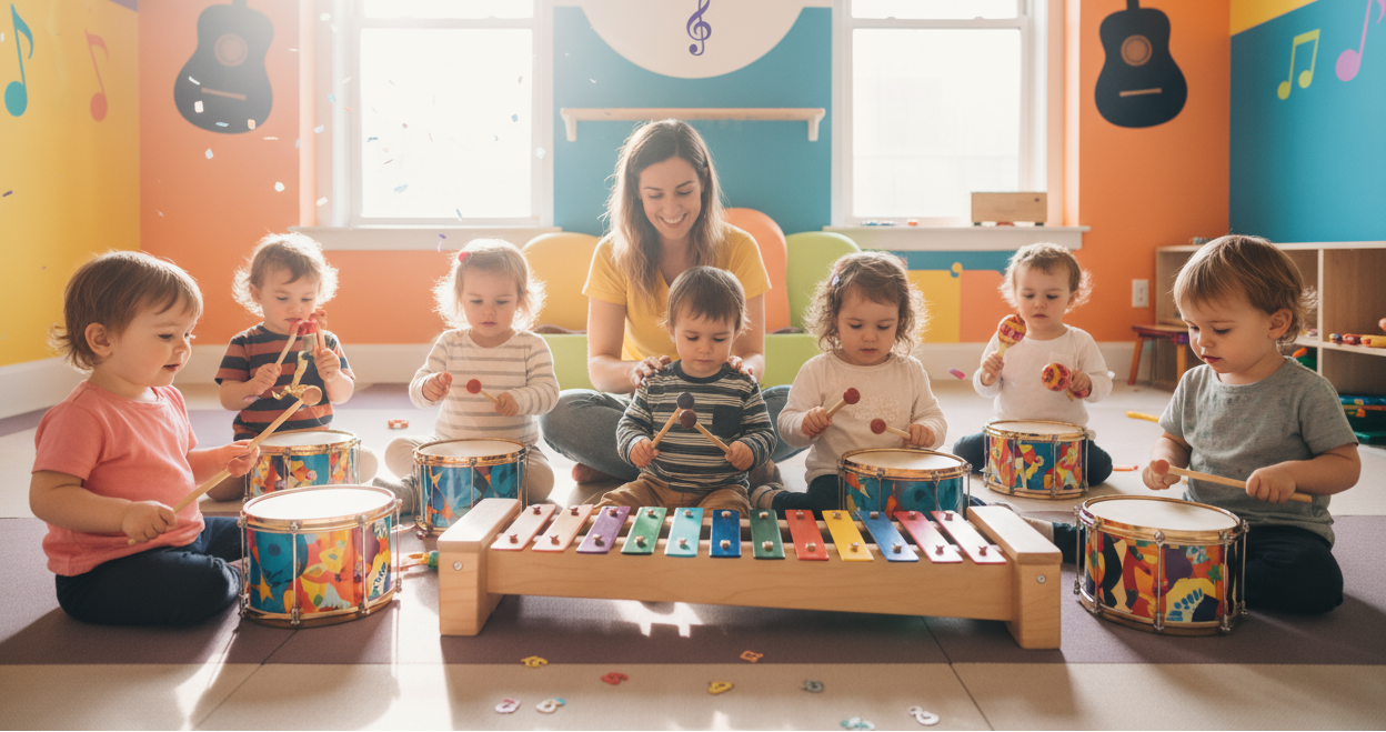 musicolor.nyc, happy toddles learning plaaaying music 
